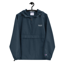 Load image into Gallery viewer, Embroidered Champion Packable Jacket